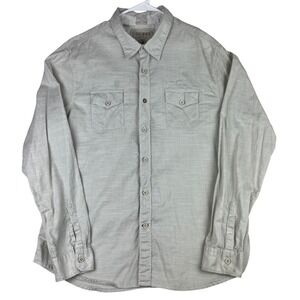 Guess Los Angeles XXL Cotton Western Shirt Annie & Ley Graphic Back Button Up